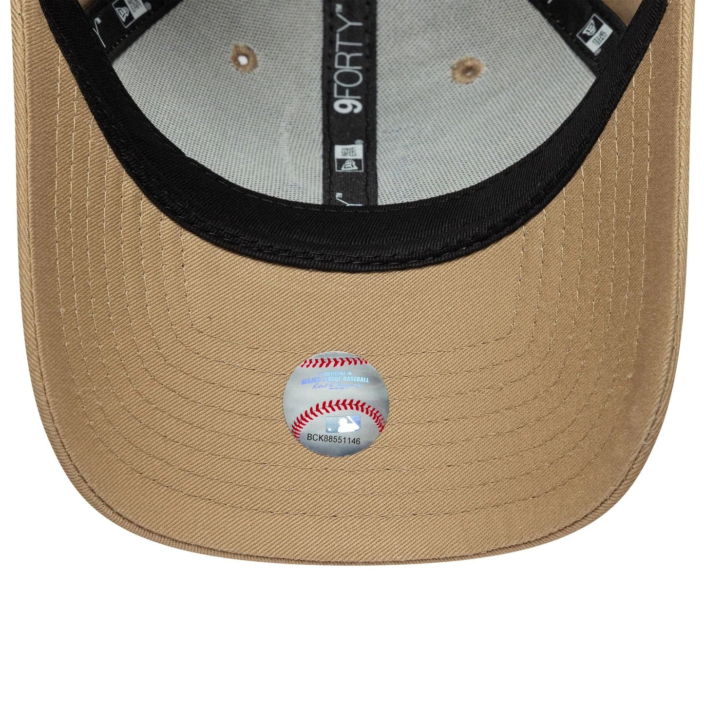 LA Dodgers Womens MLB Animal Infill Light Beige 9FORTY Cap
