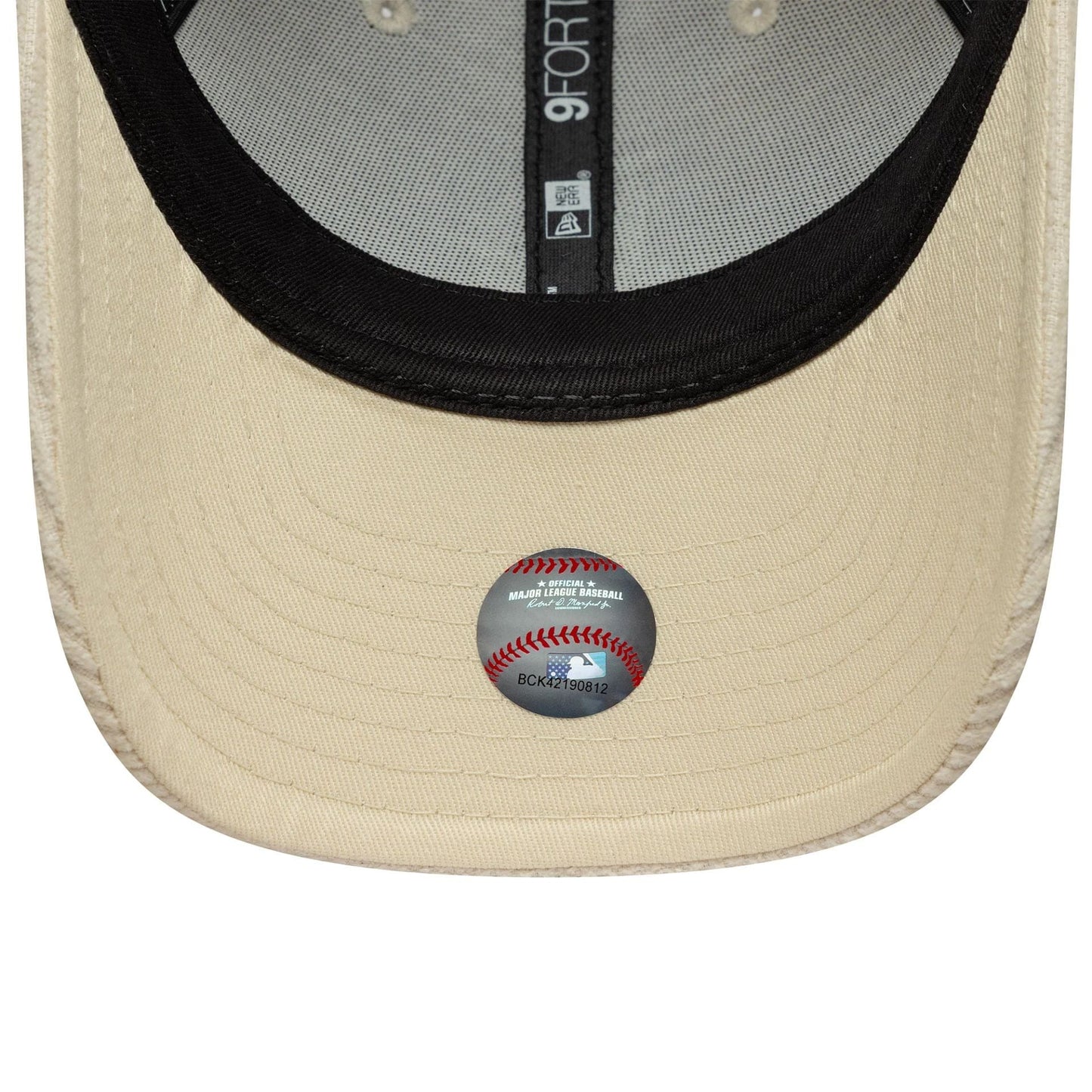 LA Dodgers Womens MLB Pastel Cord Light Beige 9FORTY M-Crown Cap