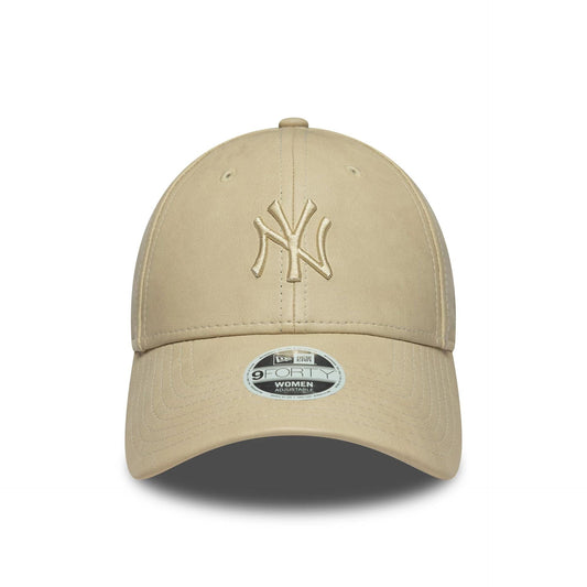 New York Yankees Womens MLB PU Light Beige 9FORTY Cap