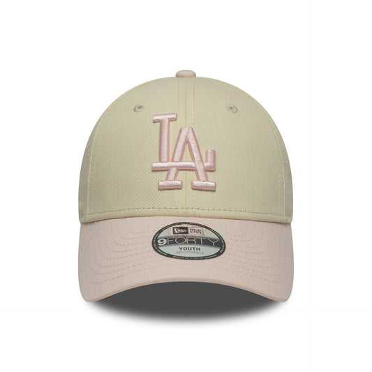 LA Dodgers Youth MLB League Essential Light Beige 9FORTY Cap
