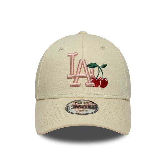 LA Dodgers Youth MLB Fruit Icon Light Beige 9FORTY Cap
