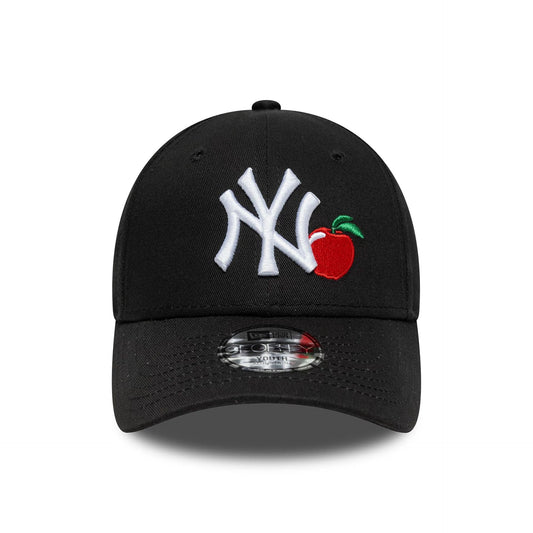 New York Yankees Youth MLB Fruit Icon Black 9FORTY Cap