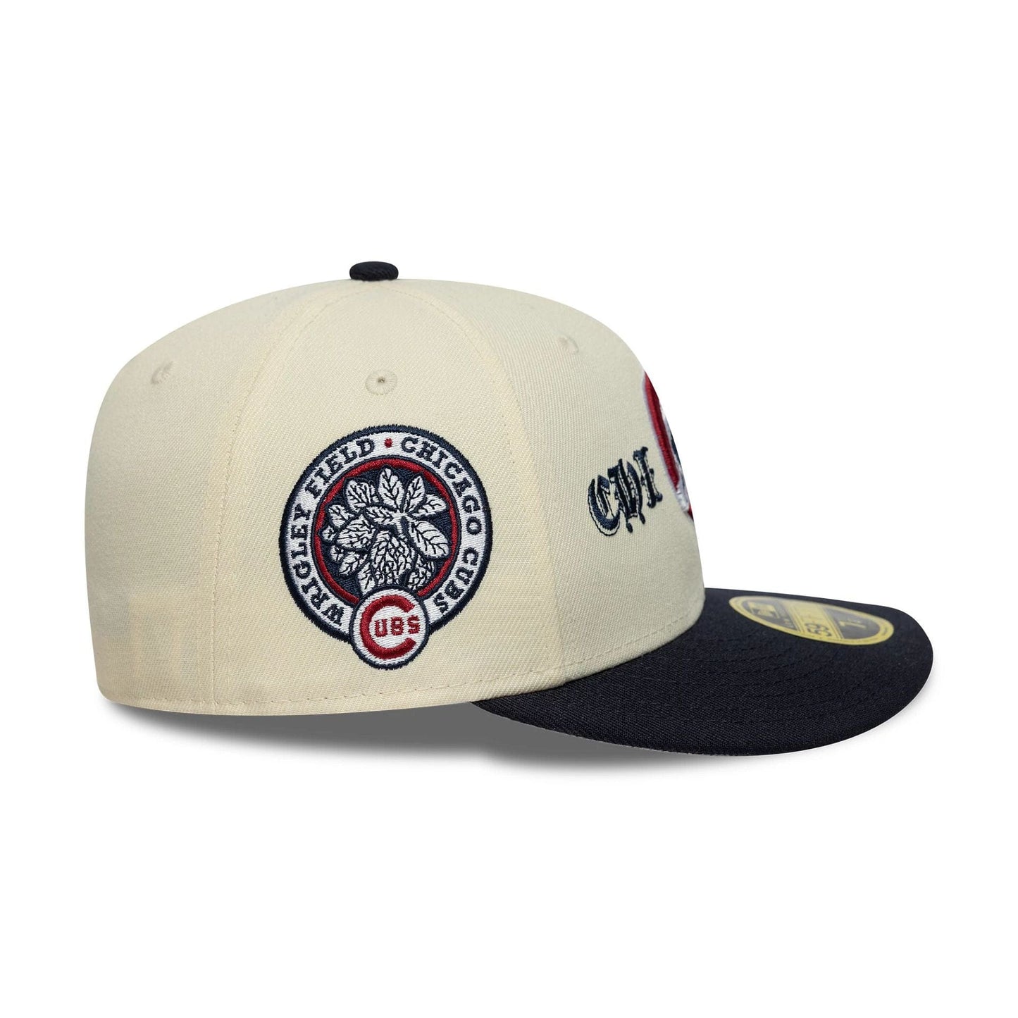 Chicago Cubs MLB Cooperstown Cream Low Profile 59FIFTY Fitted Cap