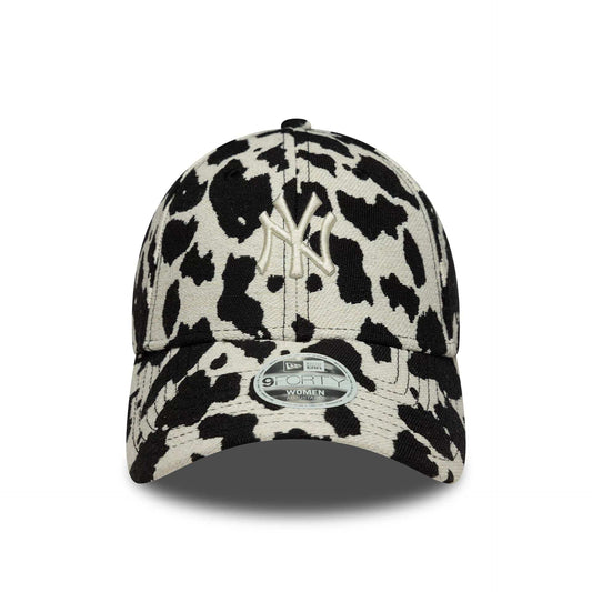 New York Yankees Womens MLB Cow Midi Black 9FORTY Cap