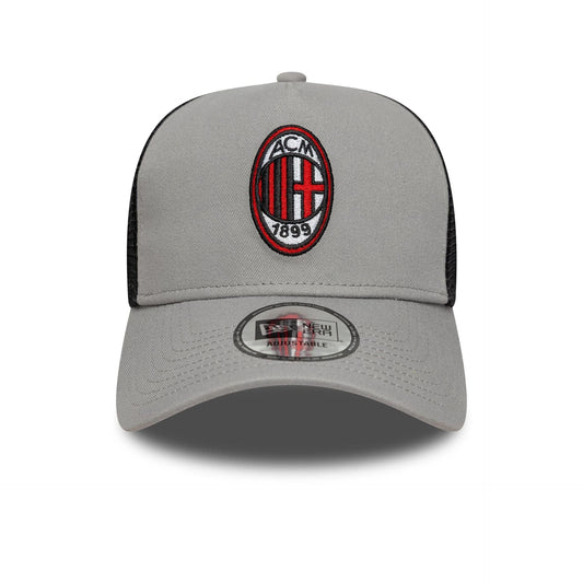 AC Milan Patch Grey 9FORTY A-Frame Trucker Cap