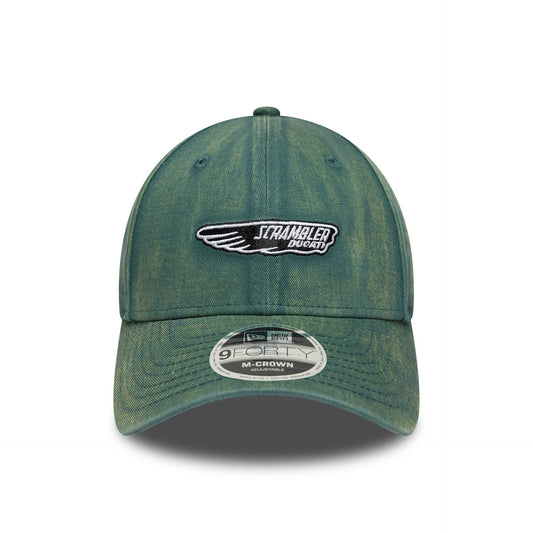 Scrambler Ducati Logo Washed Dark Green 9FORTY M-Crown Cap