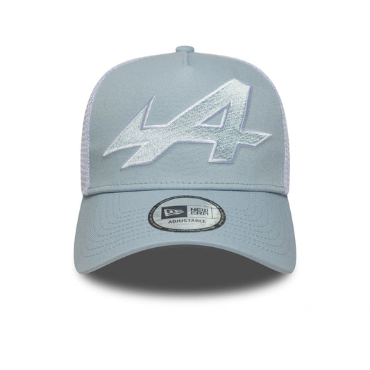 Alpine Racing Pastel Blue 9FORTY A-Frame Trucker Cap