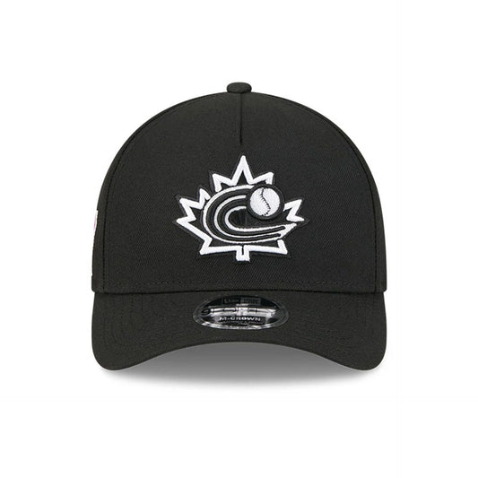 Canada MLB World Baseball Classic 2026 Black 9FORTY M-Crown A-Frame Adjustable Cap