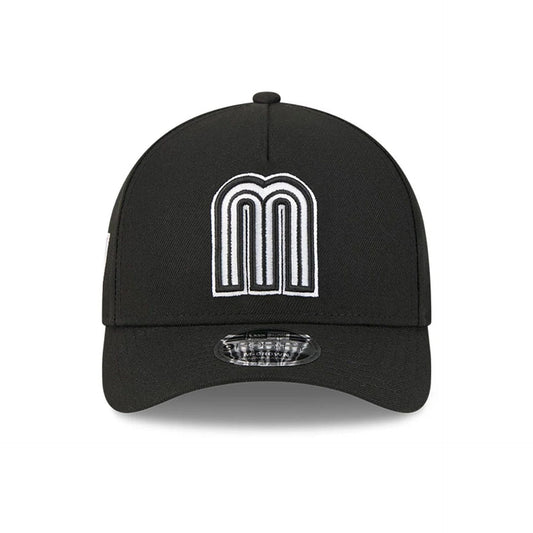Mexico MLB World Baseball Classic 2026 Black 9FORTY M-Crown A-Frame Adjustable Cap