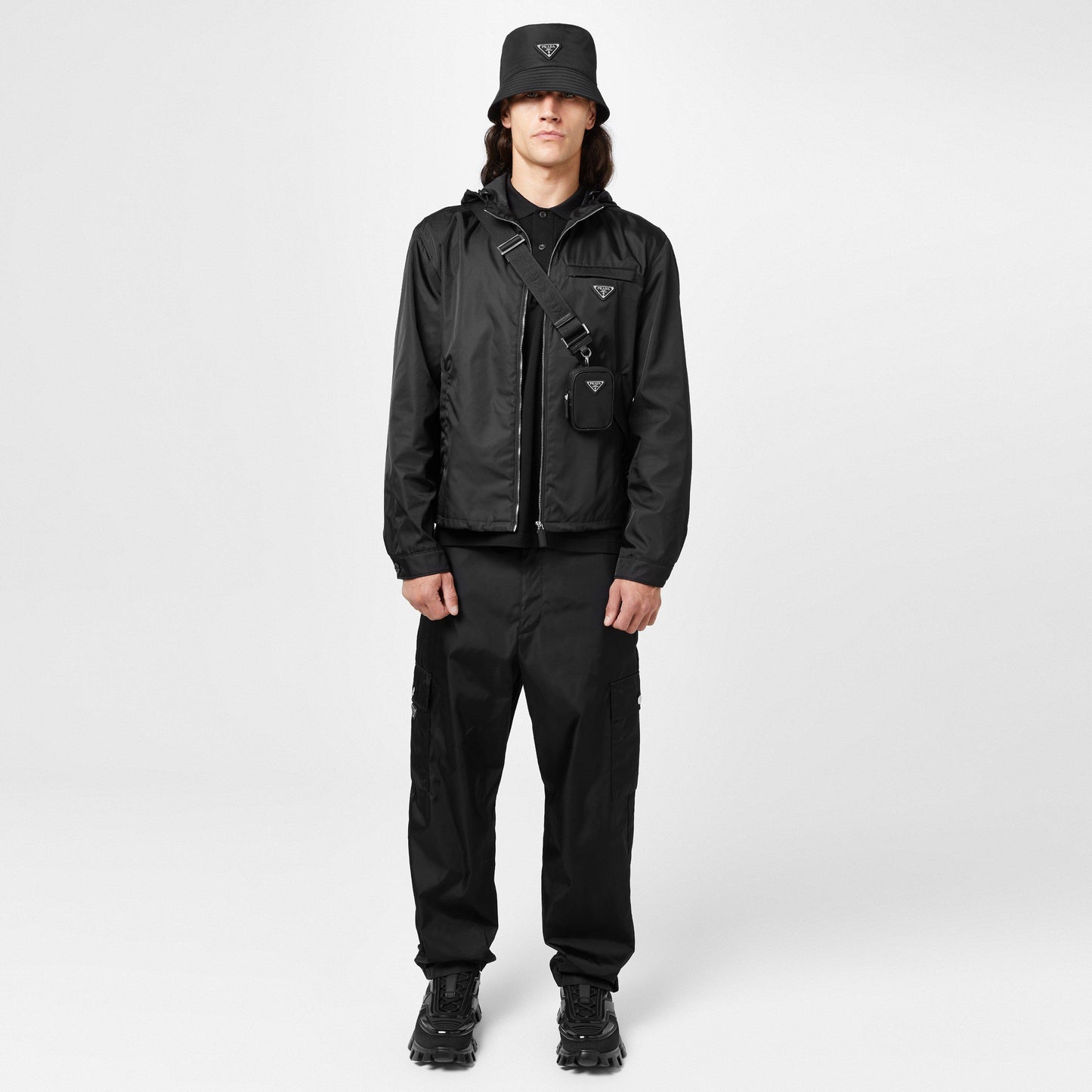Men's Re-Nylon Long Sleeve Zip Windbreaker