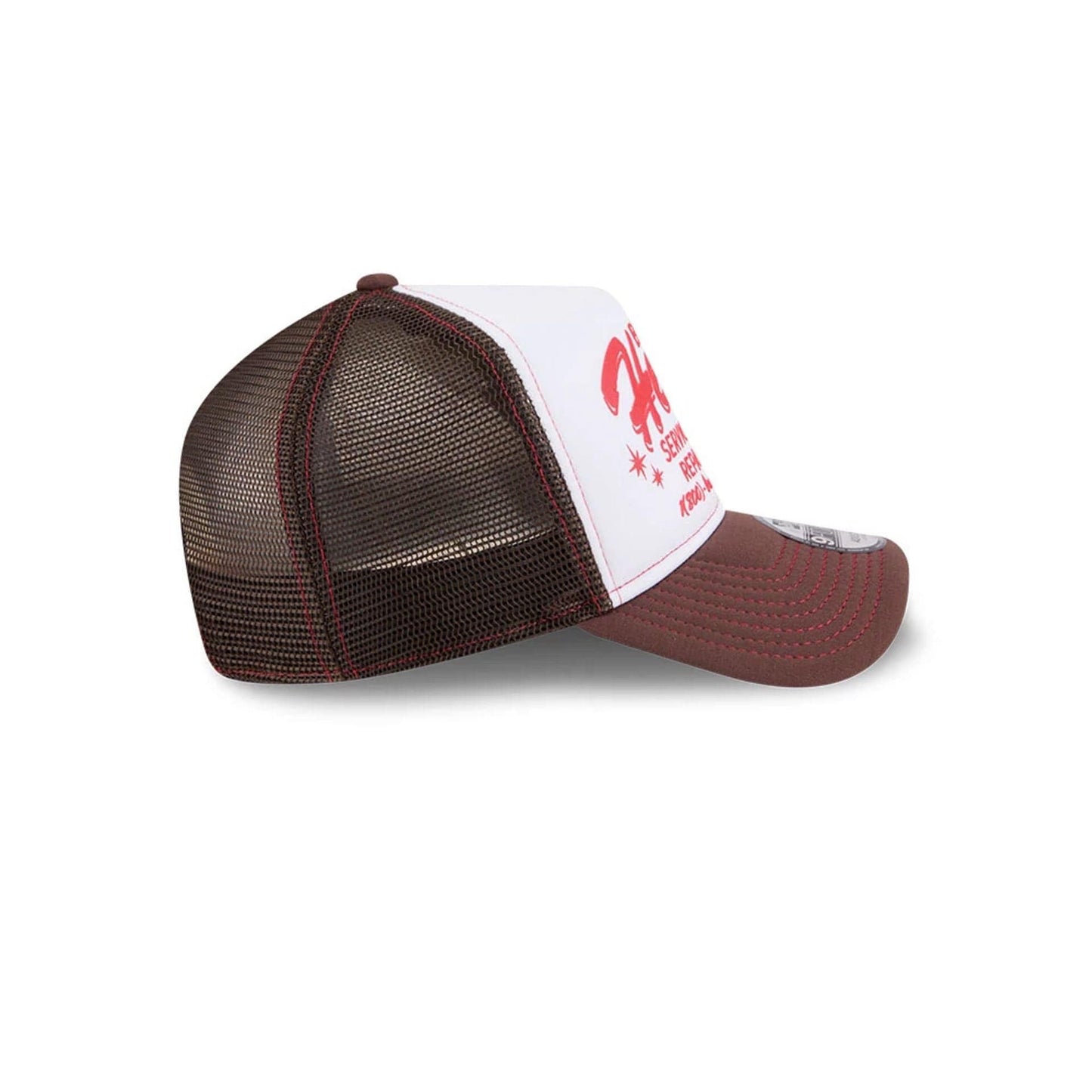 New Era Broken Heart Service & Repair White 9FORTY A-Frame Trucker Adjustable Cap