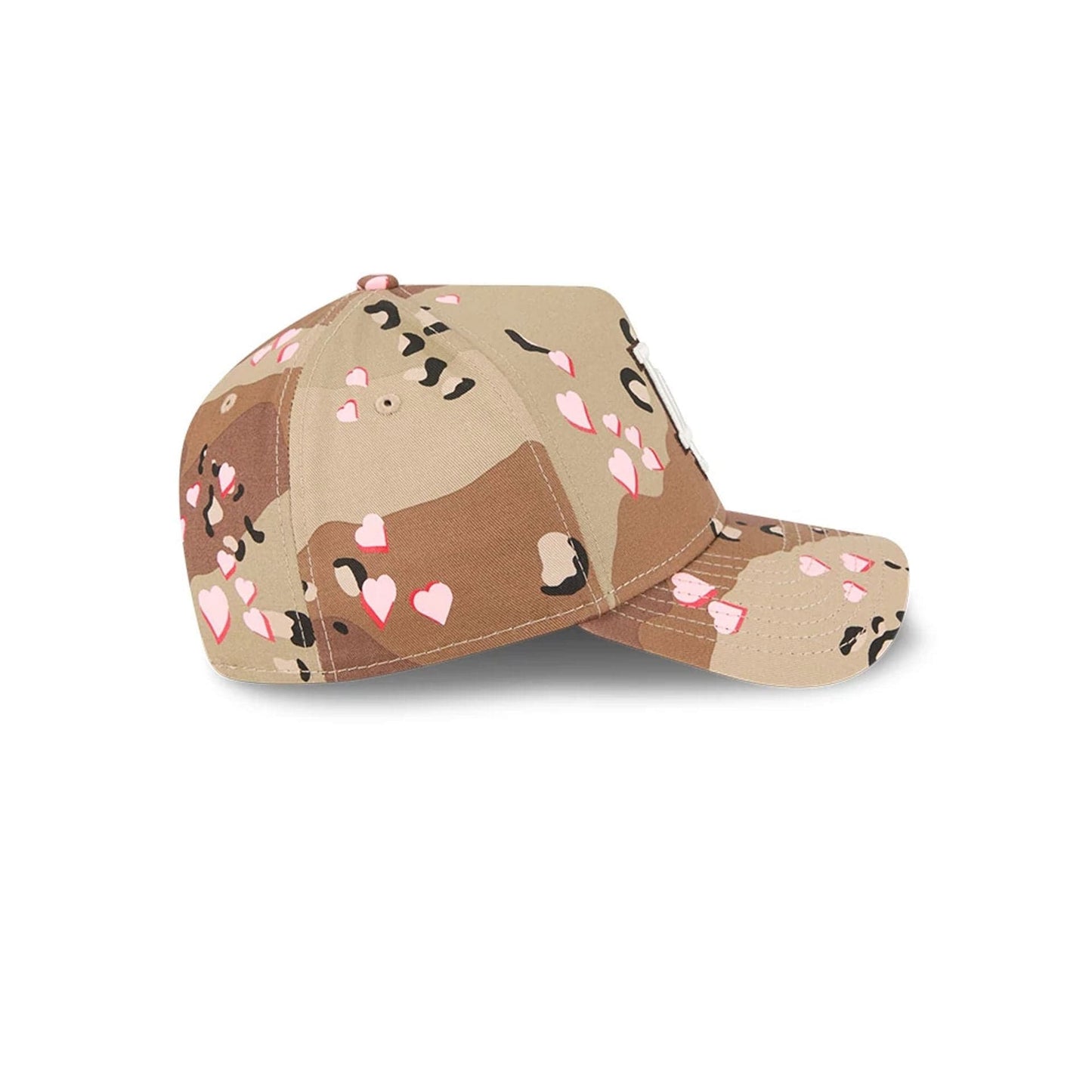 LA Dodgers MLB Camo Hearts Desert Camo 9FORTY A-Frame Adjustable Cap