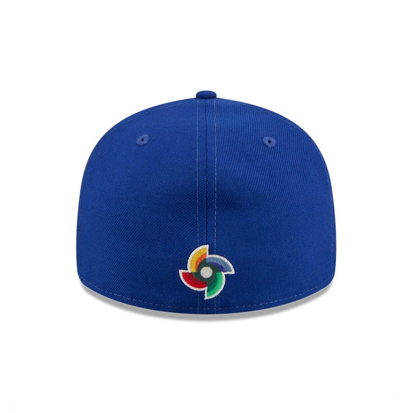 WBC Israel Classical Script Blue Retro Crown 59FIFTY Fitted Cap