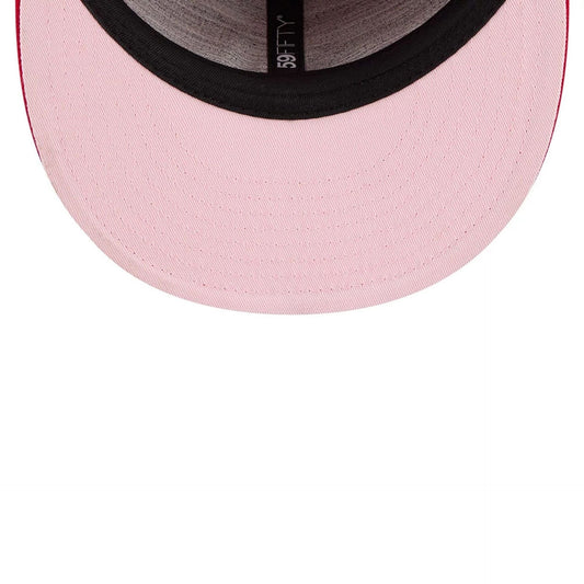 WBC Taipei Classical Script Red Retro Crown 59FIFTY Fitted Cap