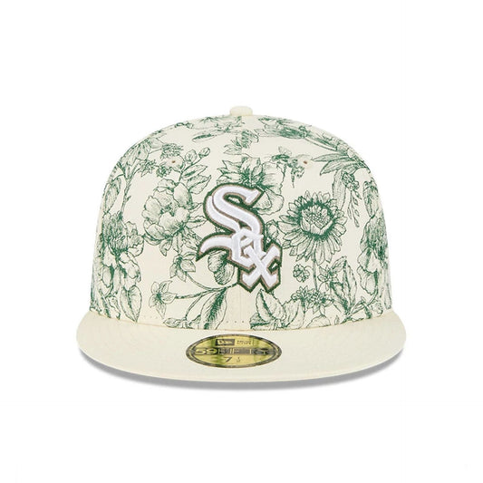 Chicago White Sox MLB Spring Floral White 59FIFTY Fitted Cap