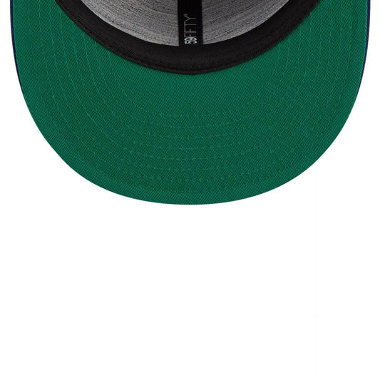 WBC Puerto Rico Classical Script Blue Retro Crown 59FIFTY Fitted Cap