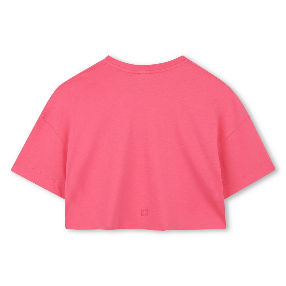 GIVENCHY Logo Crop T-Shirt Juniors