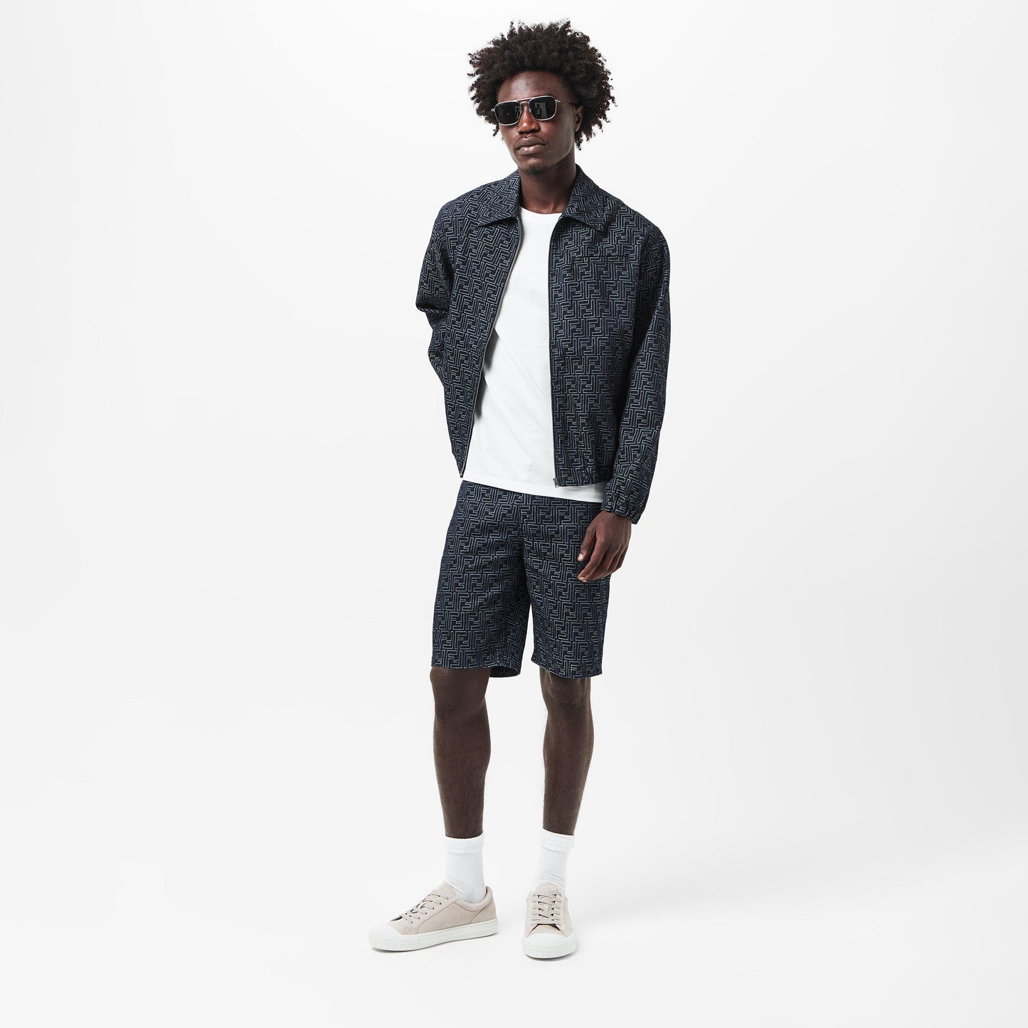 Fendi Men's Tailored Denim Shorts