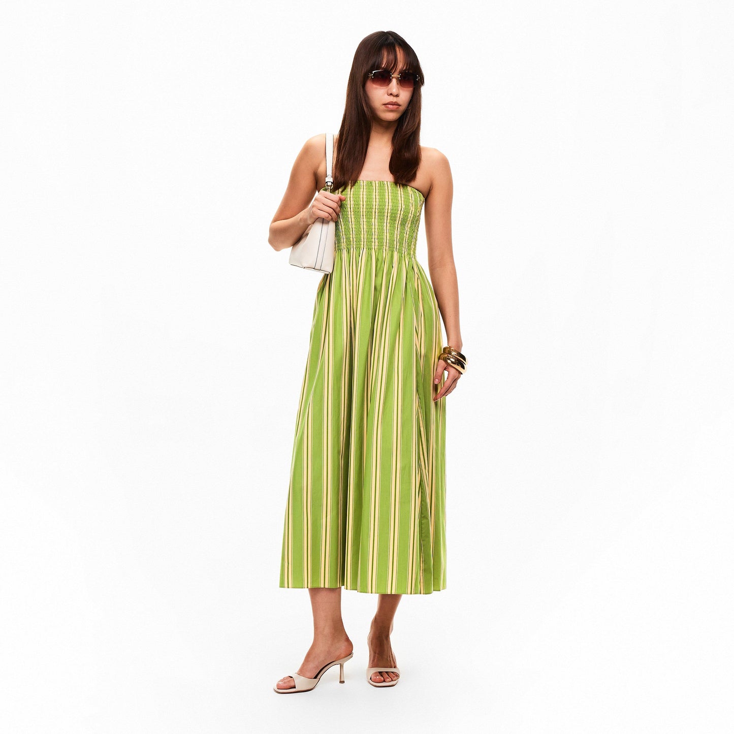 Faithfull The Brand Women's Jamie Midi A Line Dress