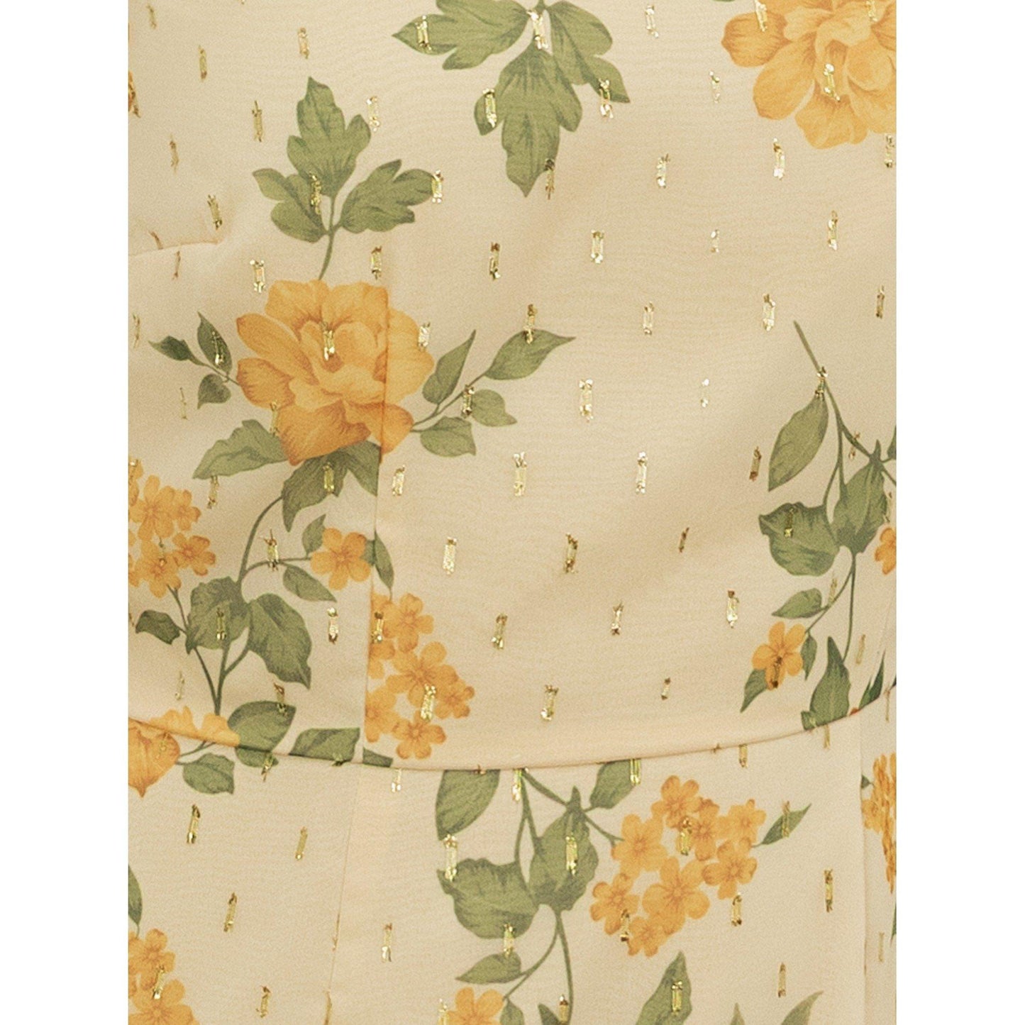Anaya With Love Recycled Yellow Floral Print One Shoulder Maxi Dress