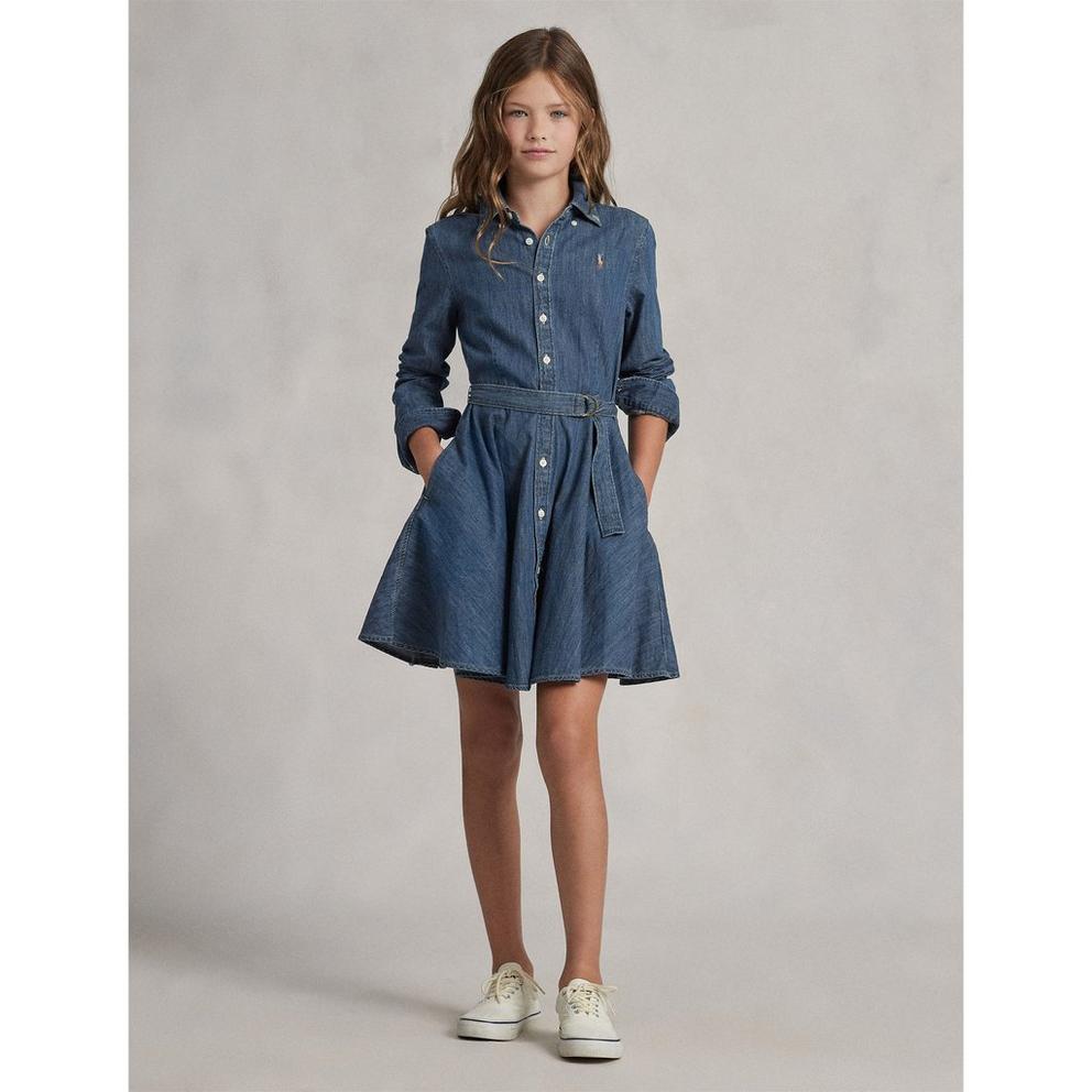 Polo Ralph Lauren Kids' Denim Shirt Dress