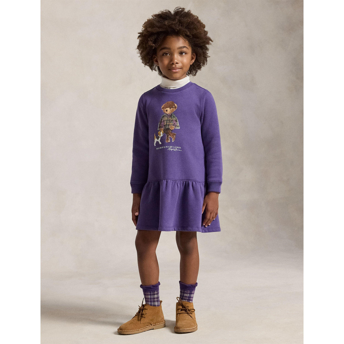 Polo Ralph Lauren Polo LS Bear Dress Jn64