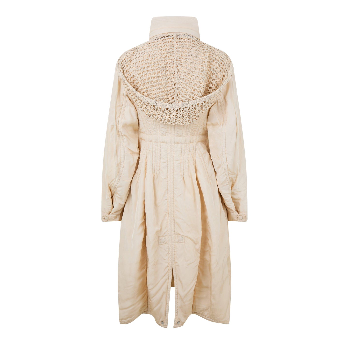 Bottega Veneta Women's Mid-Length Hooded Long Sleeve Full Zip Parka