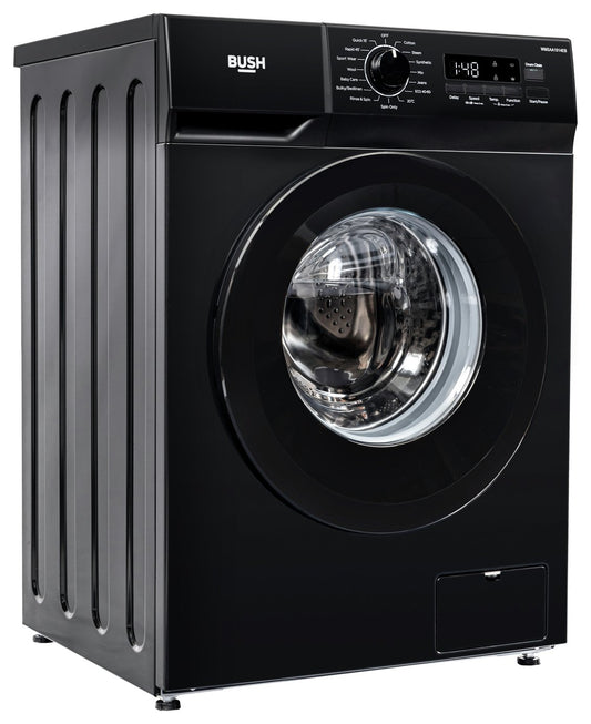 Bush WMSAA1014EB 10KG 1400 Spin Washing Machine - Black