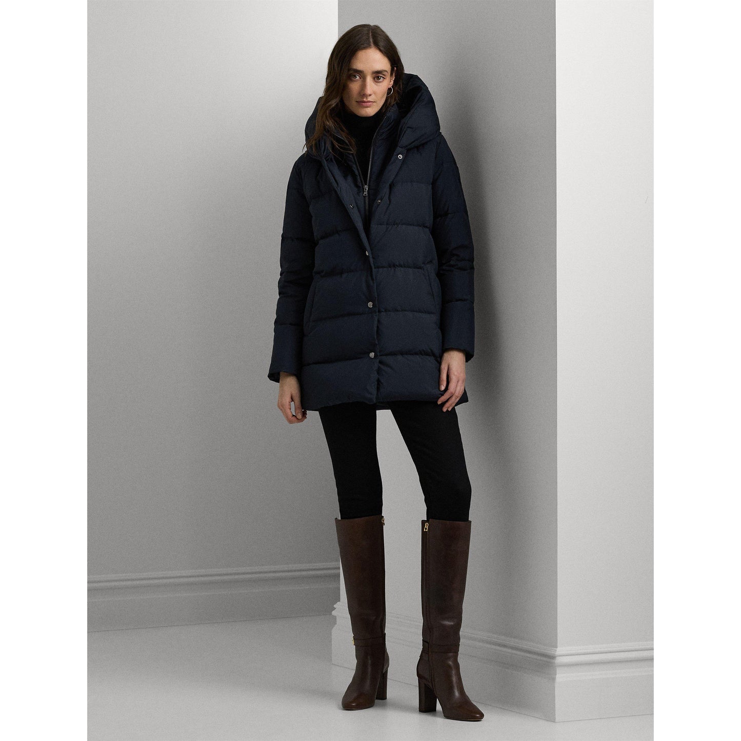 Lauren by Ralph Lauren Women's Insulated Medium Puffer Jacket
