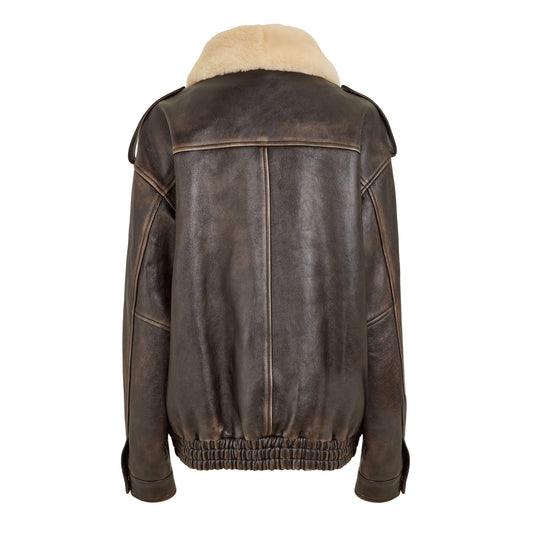 Miu Miu Women's Leather Jacket
