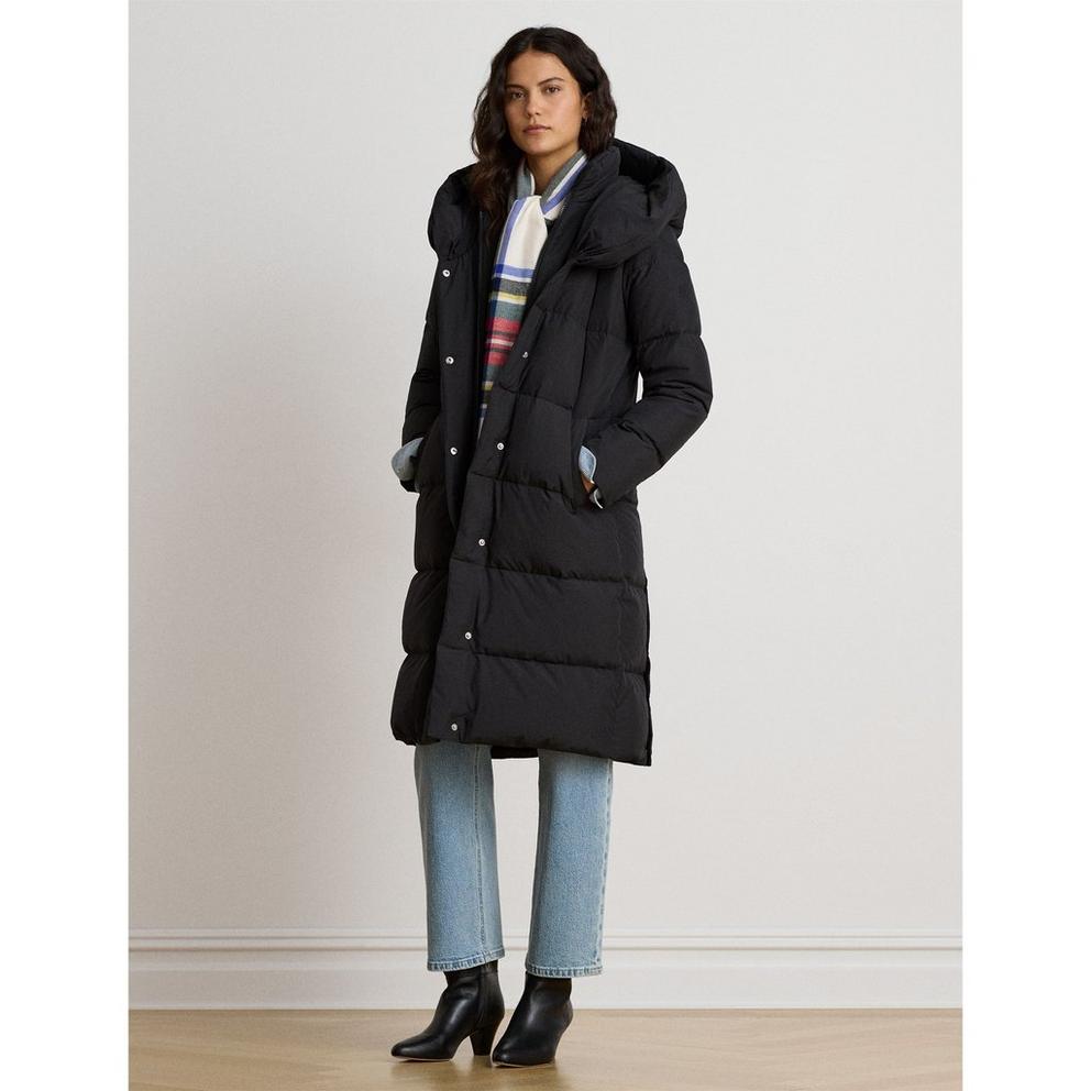 Lauren by Ralph Lauren Women's Vesty Longline Hooded Puffer Jacket