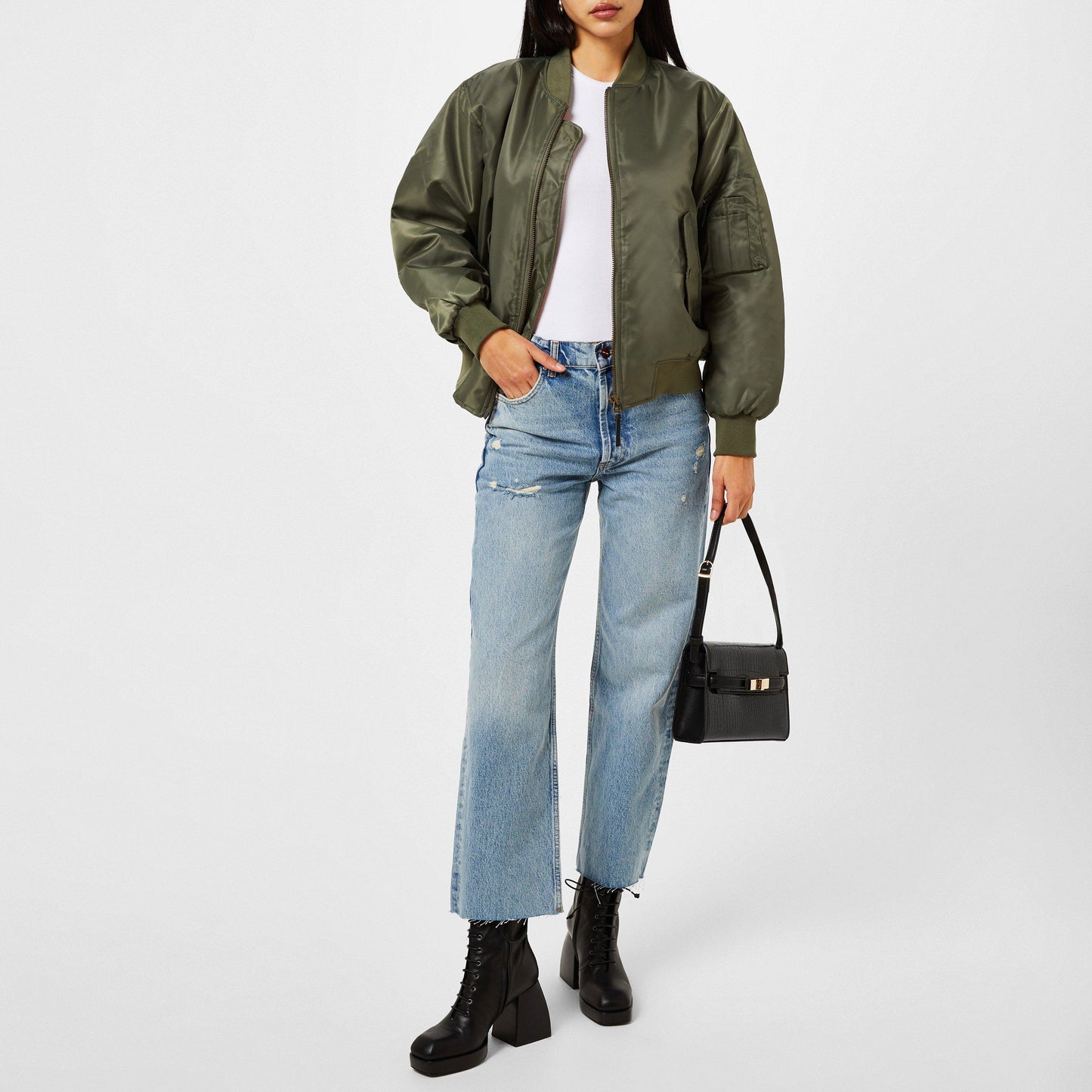 Anine Bing Womens Leon Bomber Jacket