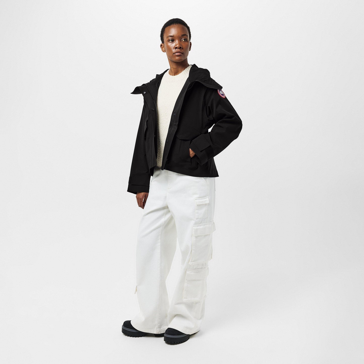 Canada Goose Women's Tofino Waterproof Long Sleeve Rain Anorak