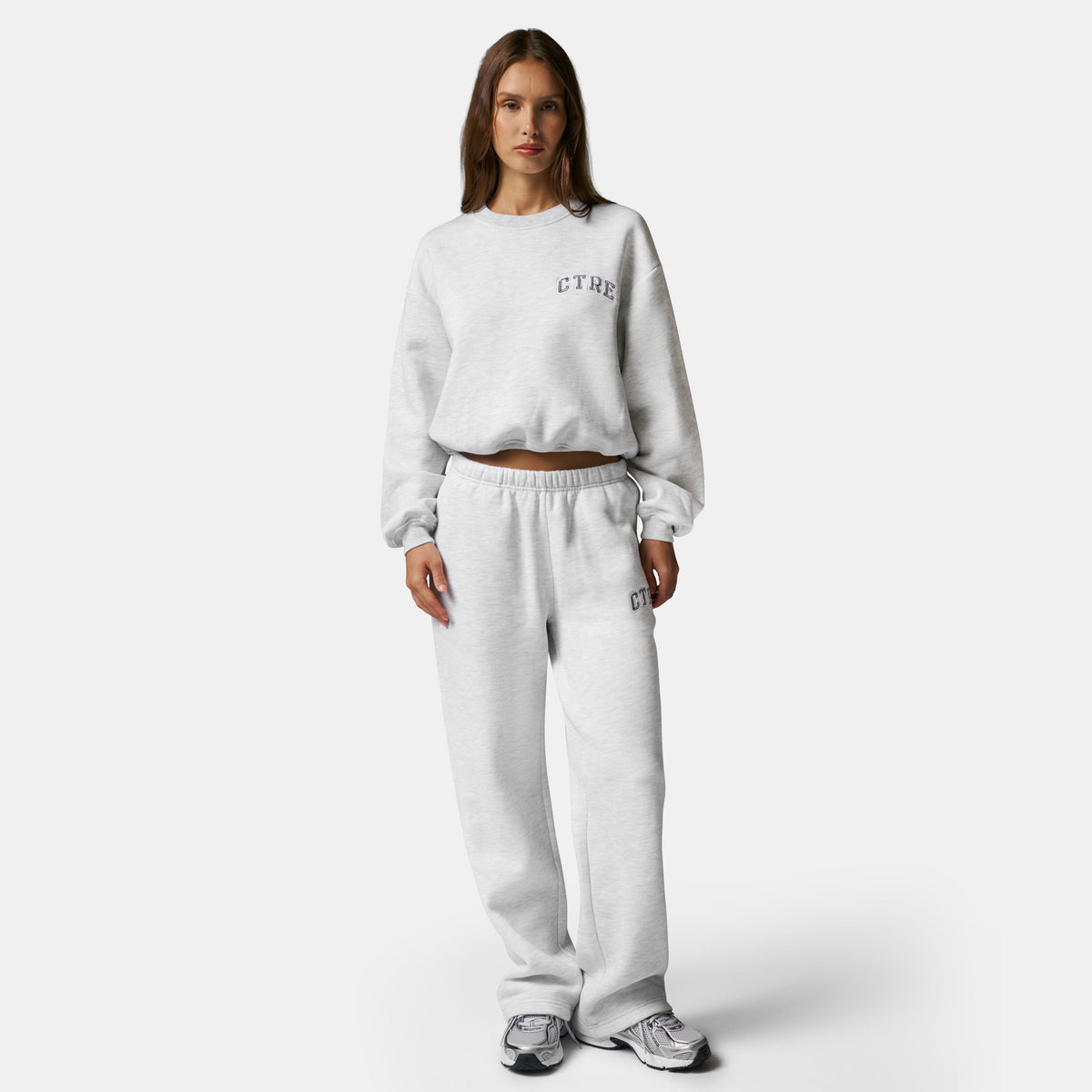 The Couture Club Womens CTRE Straight Leg Knitted Joggers