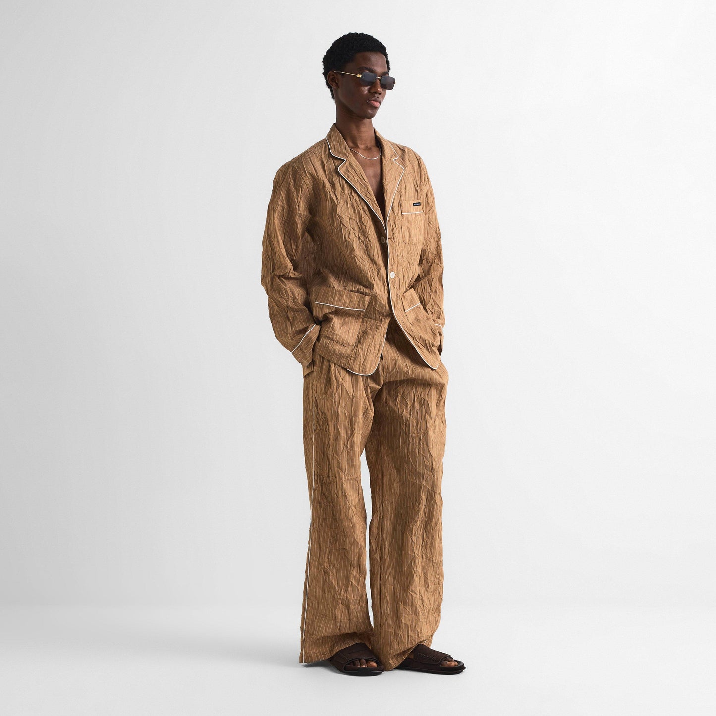 Dolce and Gabbana Men's Wide Leg Trousers
