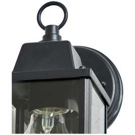 Zink CEDAR IP23 Black Outdoor Wall Lantern