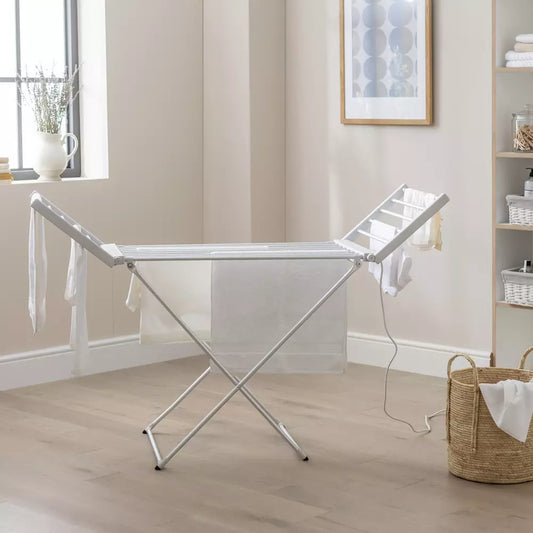 Argos Home 11m Heated Clothes Airer with Wings