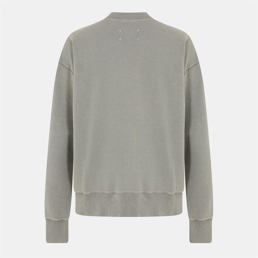 MAISON MARGIELA Men's quarter Zip Fleece Top