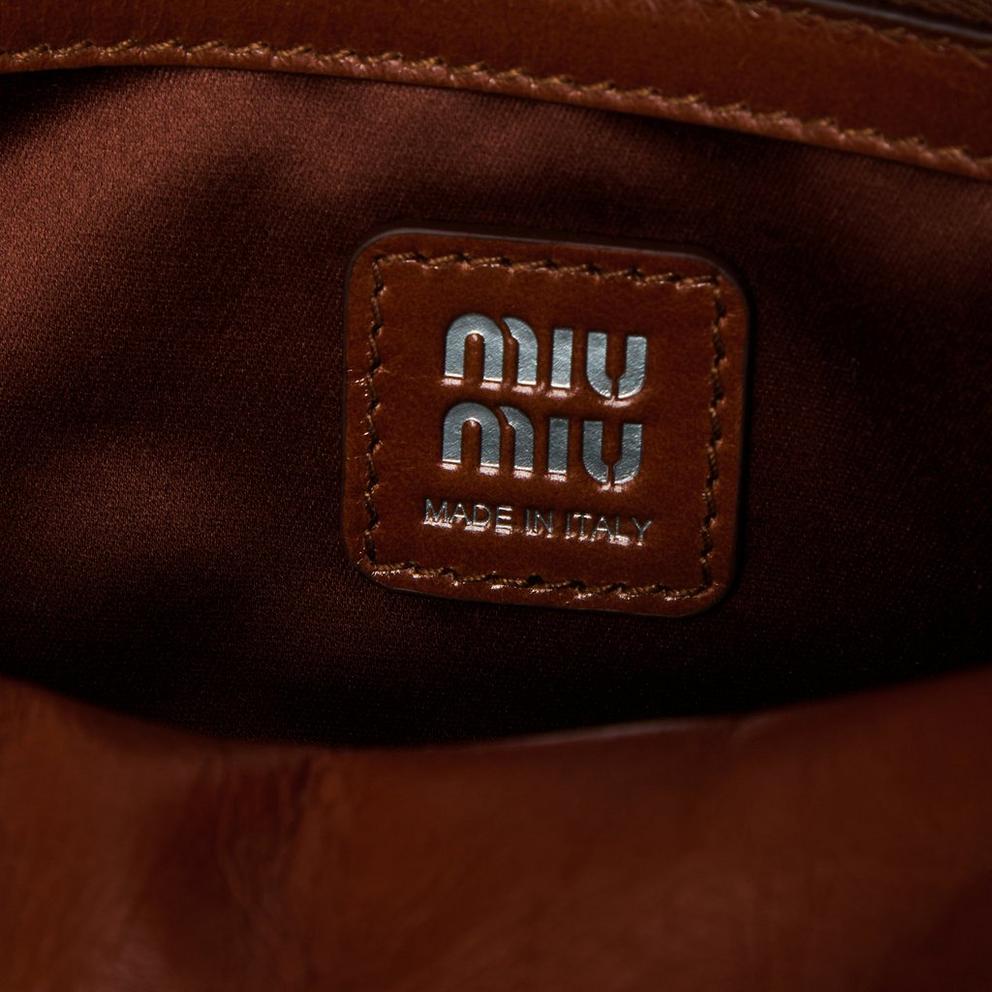 Miu Miu Miu Shiny Leather HB Ld64