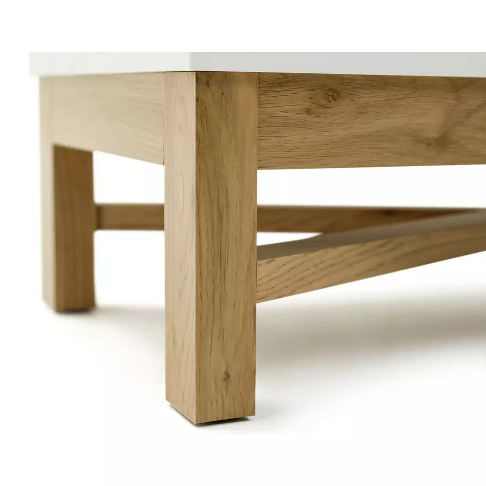 Habitat Zander Textured Large Sideboard - White