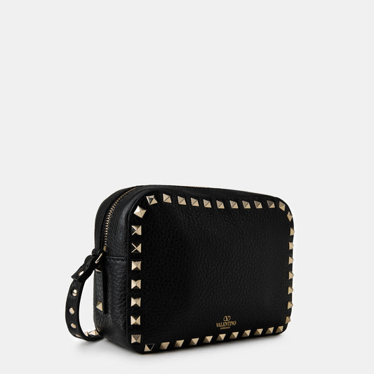 Valentino Garavani Rockstud Grained Leather Crossbody Bag