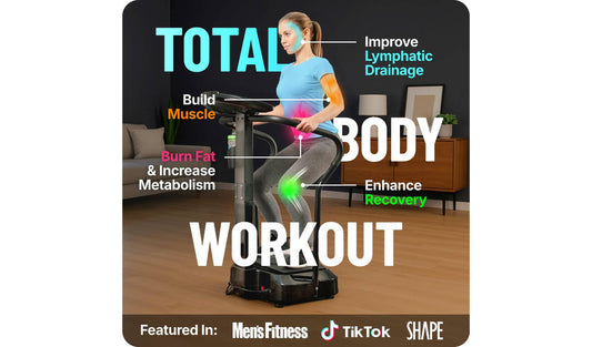 Bluefin Fitness Pro Vibration Plate - Black