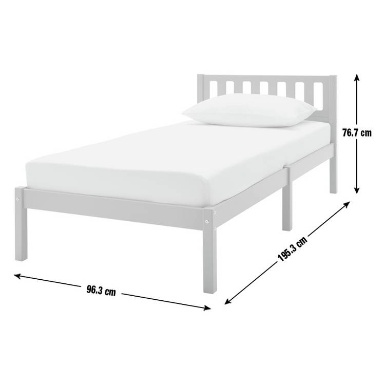 Habitat Ronnie Single Bed Frame - White