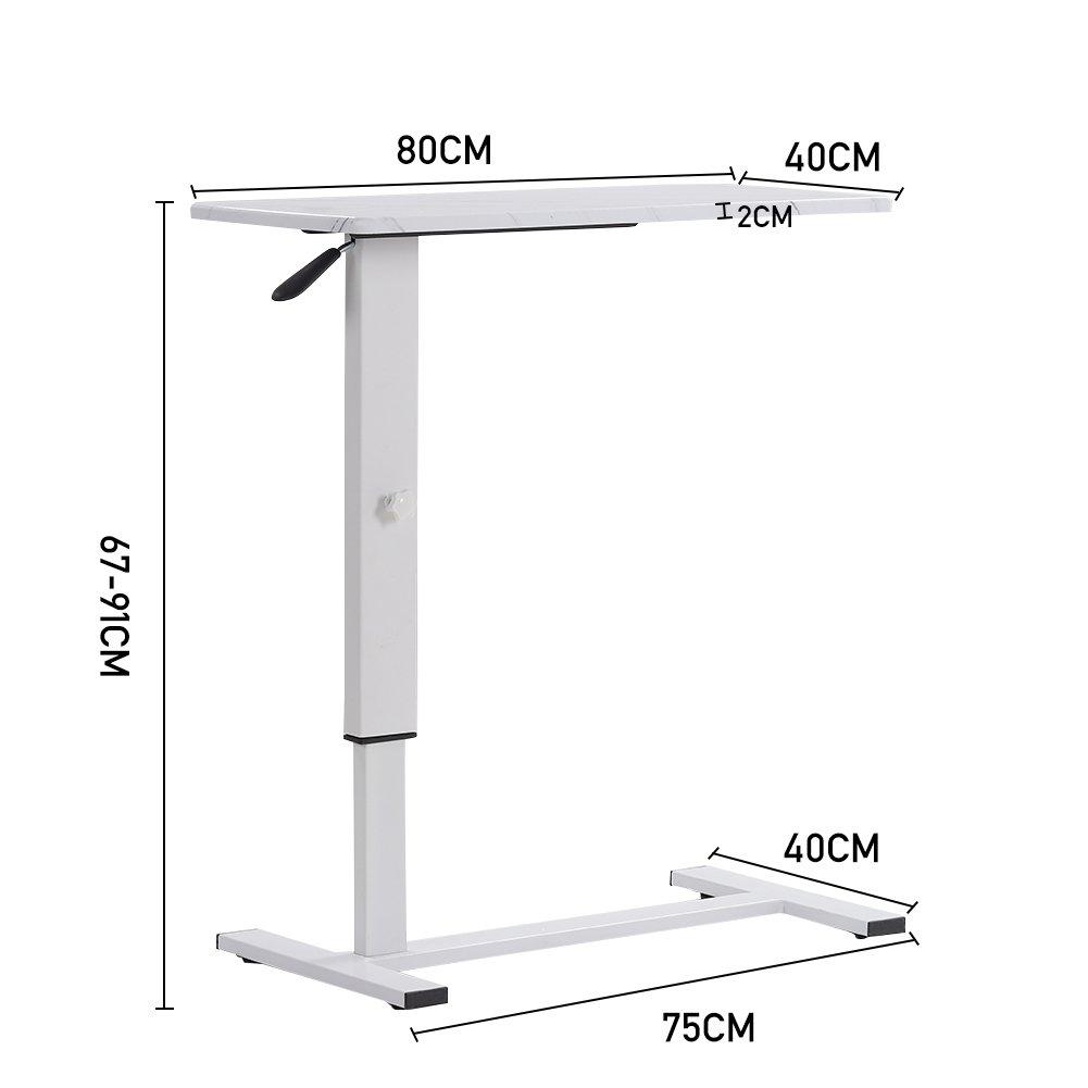Kabinet UK Height-Adjustable Overbed Desk with Wheels