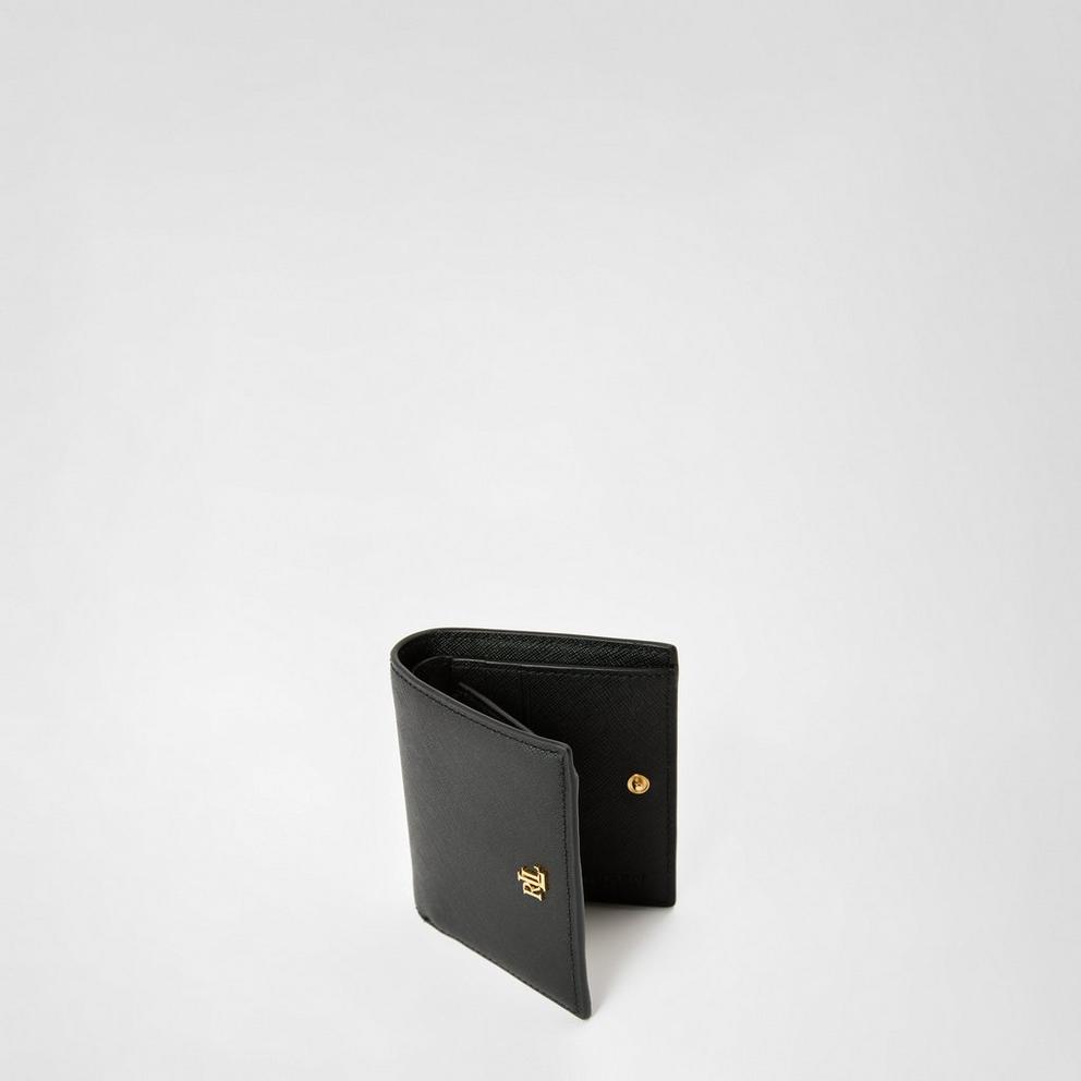 Women's Real Leather Compact Trifold Wallet