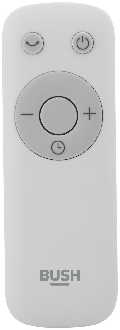 Bush White Pedestal Fan with Remote Control - 16 Inch