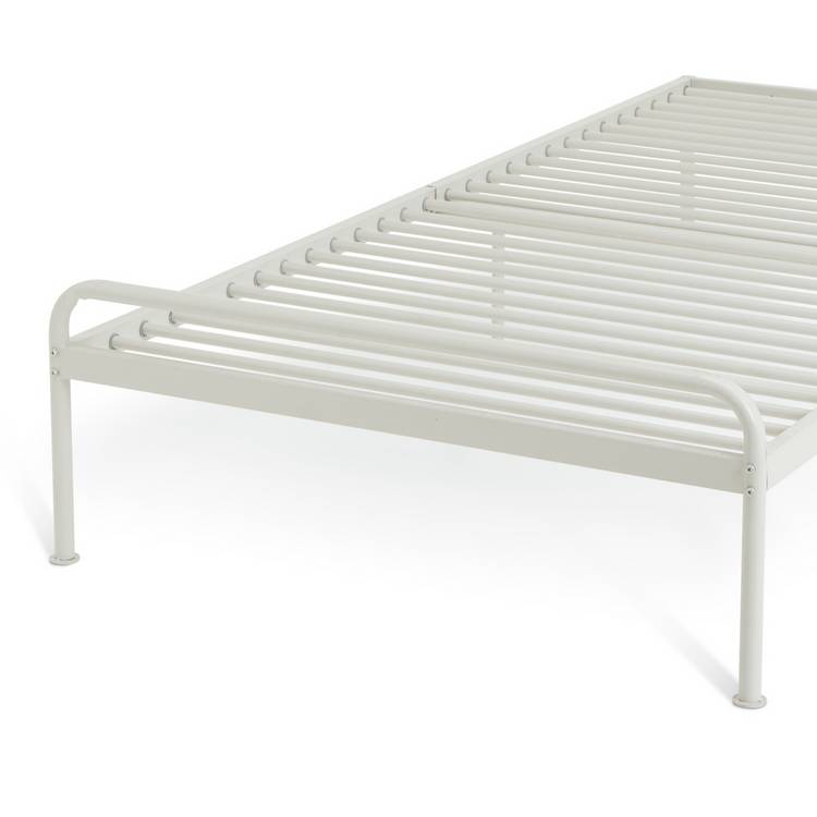Habitat Monty Single Platform Bed Frame - Light Grey