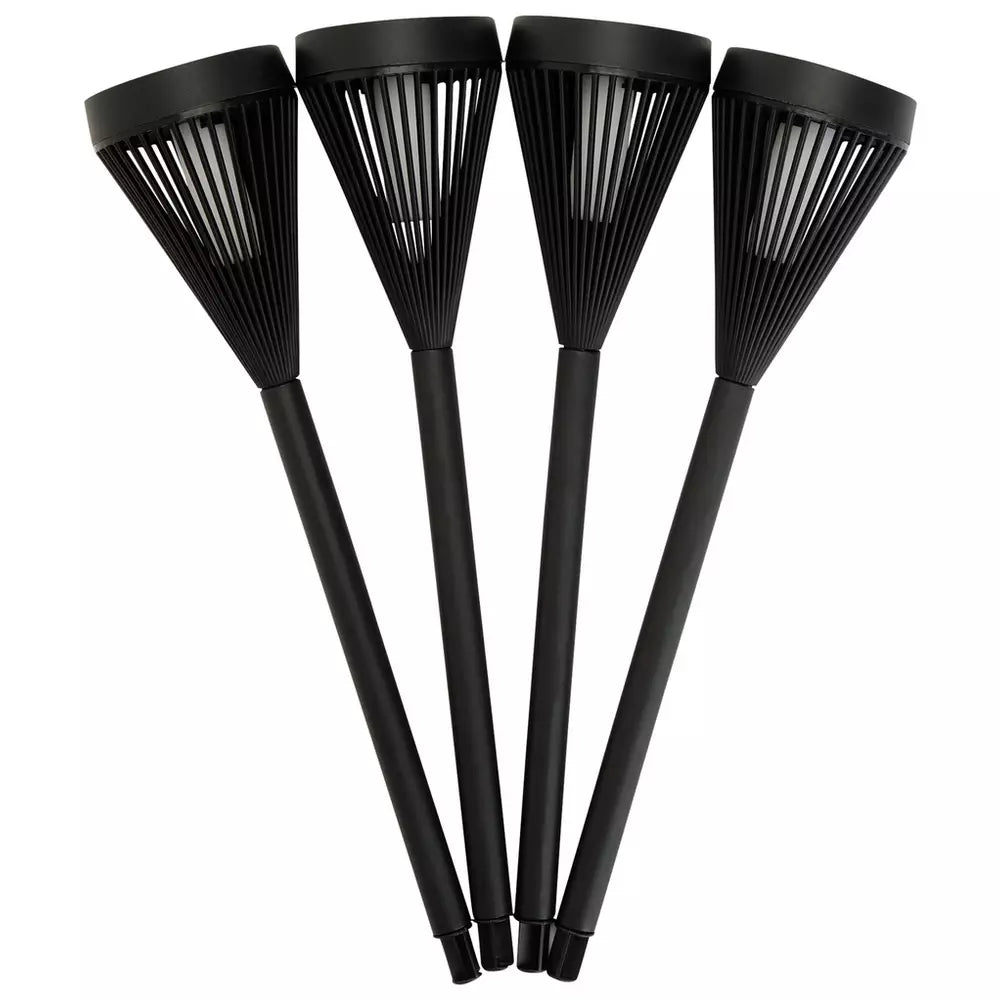 Garden by Solar Dancing Flame Stake Light - Pack of 4