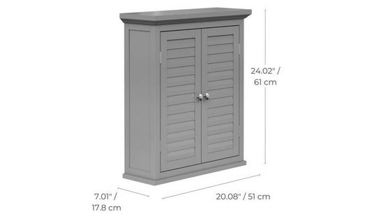 Teamson Glancy 2 Door Wall Cabinet - Sage Green
