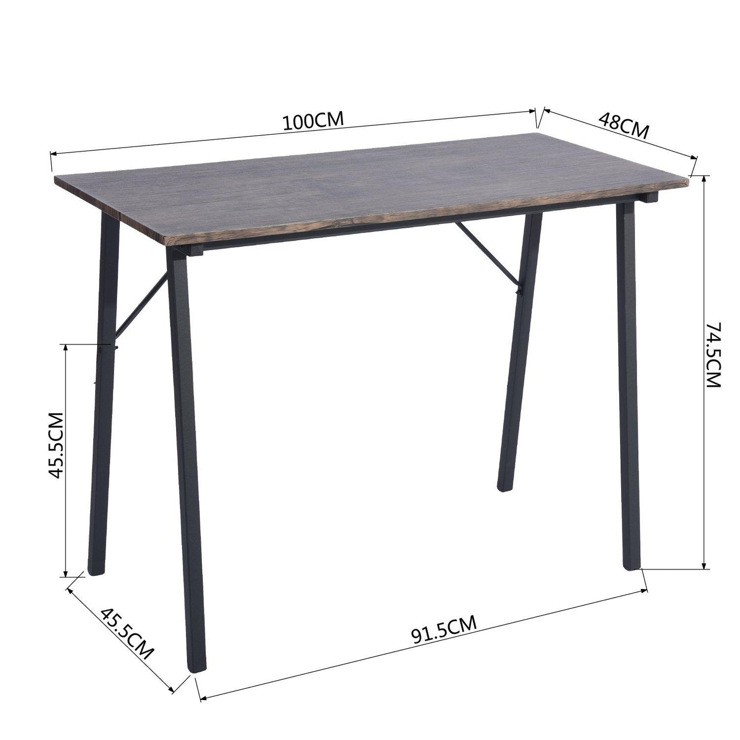 FurnitureR Folding Computer Desk – Small Writing Table